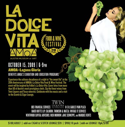 La Dolce Vita festival poster