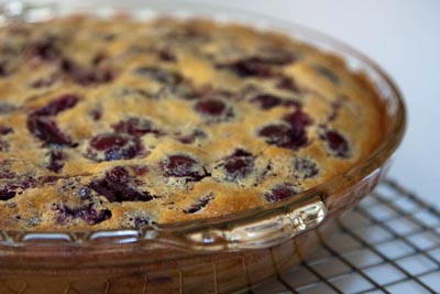 fresh cherry clafouti