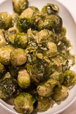 creamed brussels sprouts