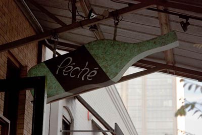 Peche sign