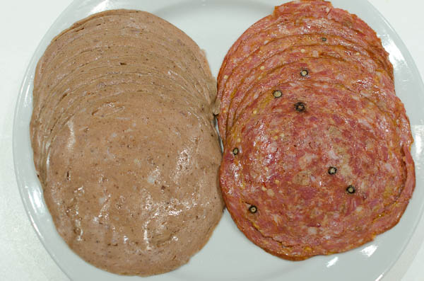 mortadella and salami
