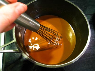 stirring the roux