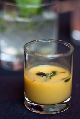 chilled melon soup