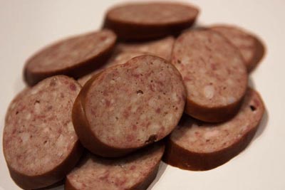 sliced kielbasa