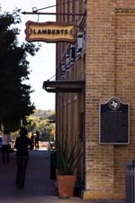 lamberts downtown barbecue sign