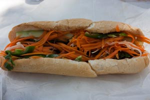 Grilled Pork Banh Mi at Lulu B