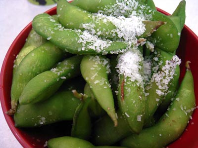 salted edamame 