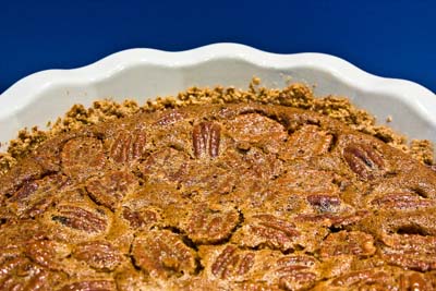 oat crusted pecan pie