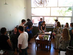 austin food blogger potluck crowd