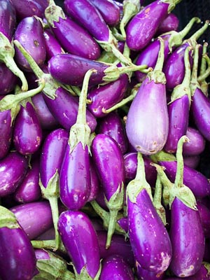 farmers market eggplant