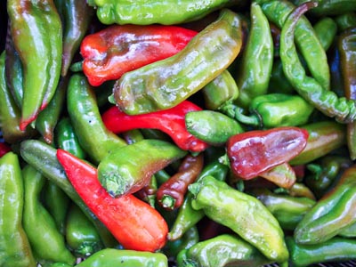 farmers market peppers